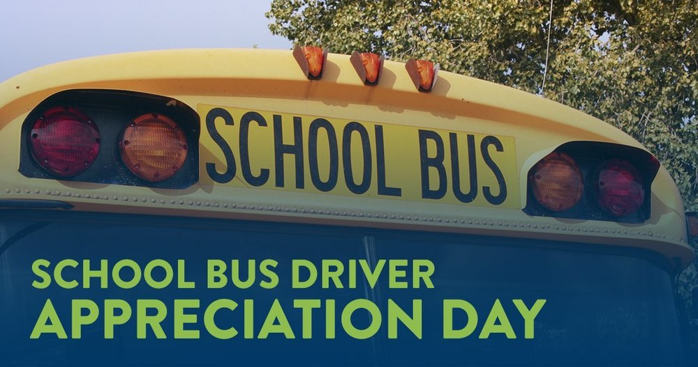 School Bus Driver Appreciation Day October 19th Jefferson West Elementary School